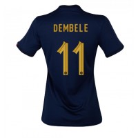 Fotbalové Dres Francie Ousmane Dembele #11 Dámské Domácí MS 2022 Krátký Rukáv